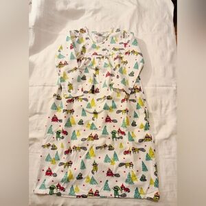 The Company Store girls 14/16 girls flannel nightgown, has defect